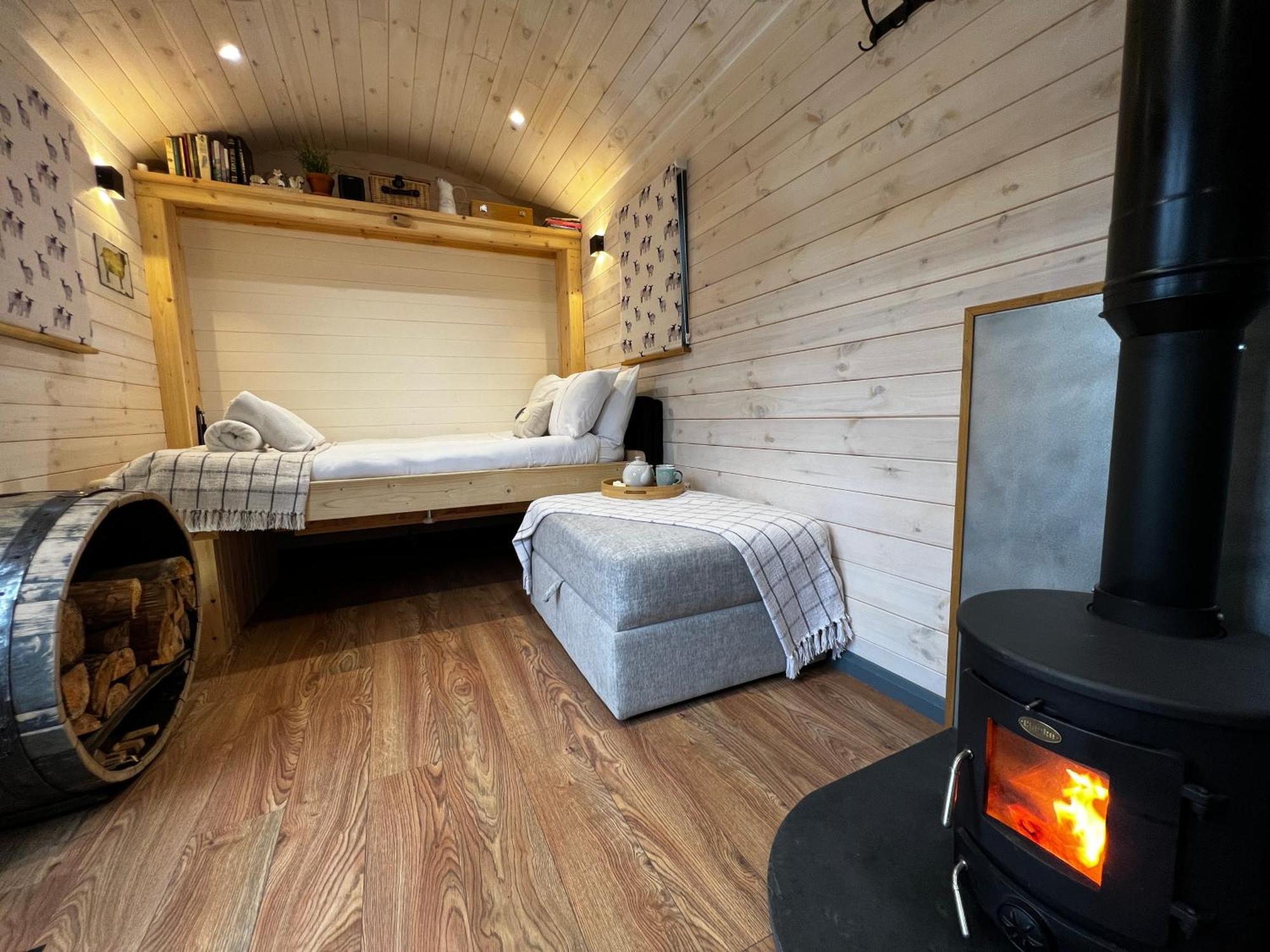 Mountain View Shepherd'S Hut For 2 Adults, 1 Dog Villa Llangoed Kültér fotó